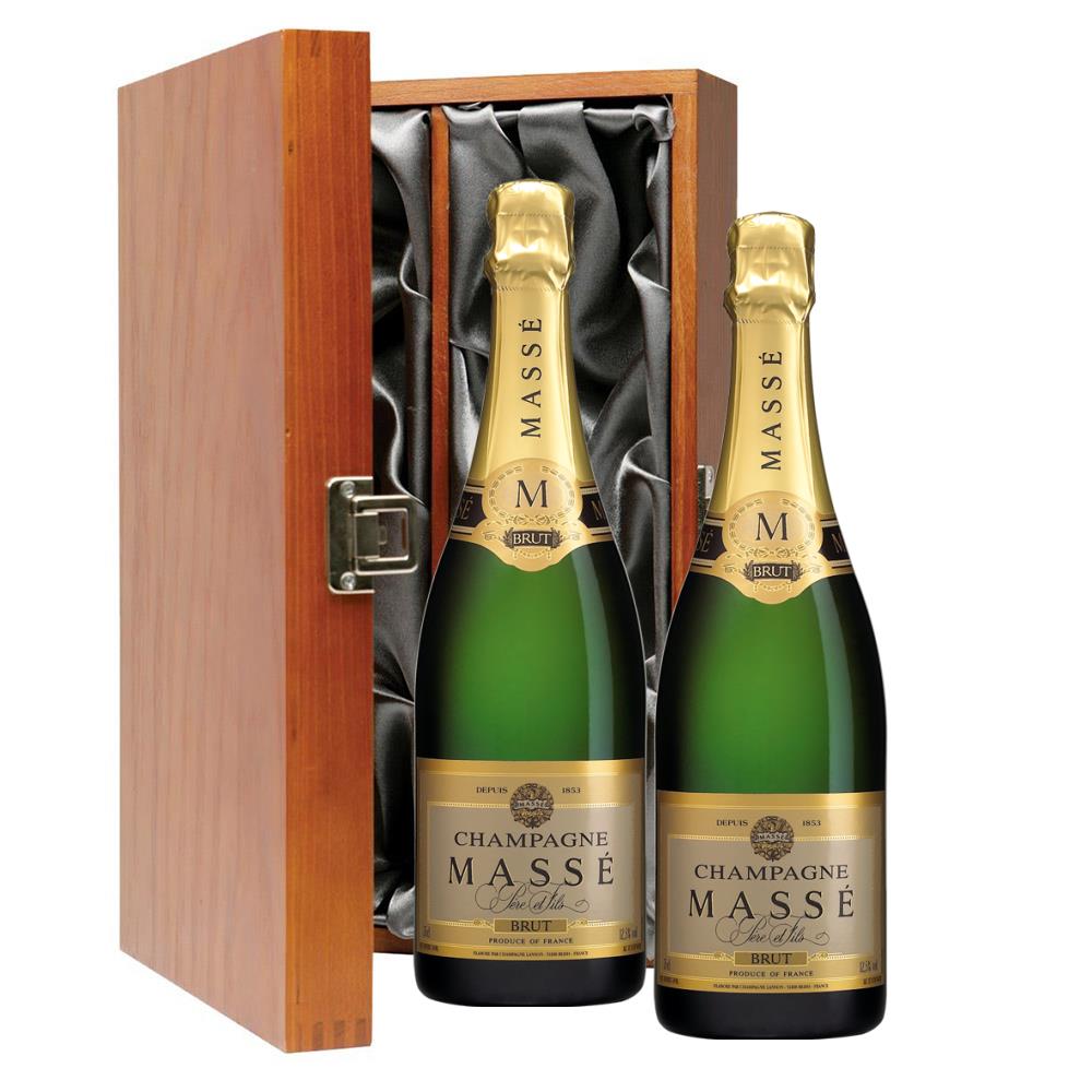 Masse Brut Champagne 75cl Twin Luxury Gift Boxed (2x75cl)